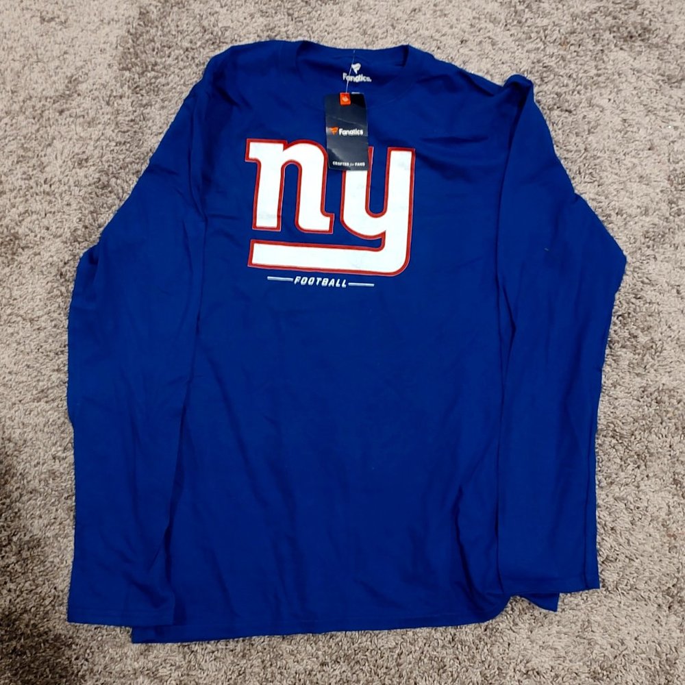 New York Giants Fanatics Long Sleeve Shirt - L - BRAND NEW!